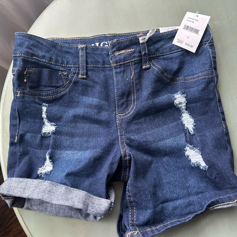 Vigoss Kids Denim Shorts - Dark Blue